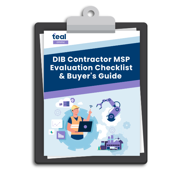 DIB Contractor MSP Evaluation Checklist Mockup